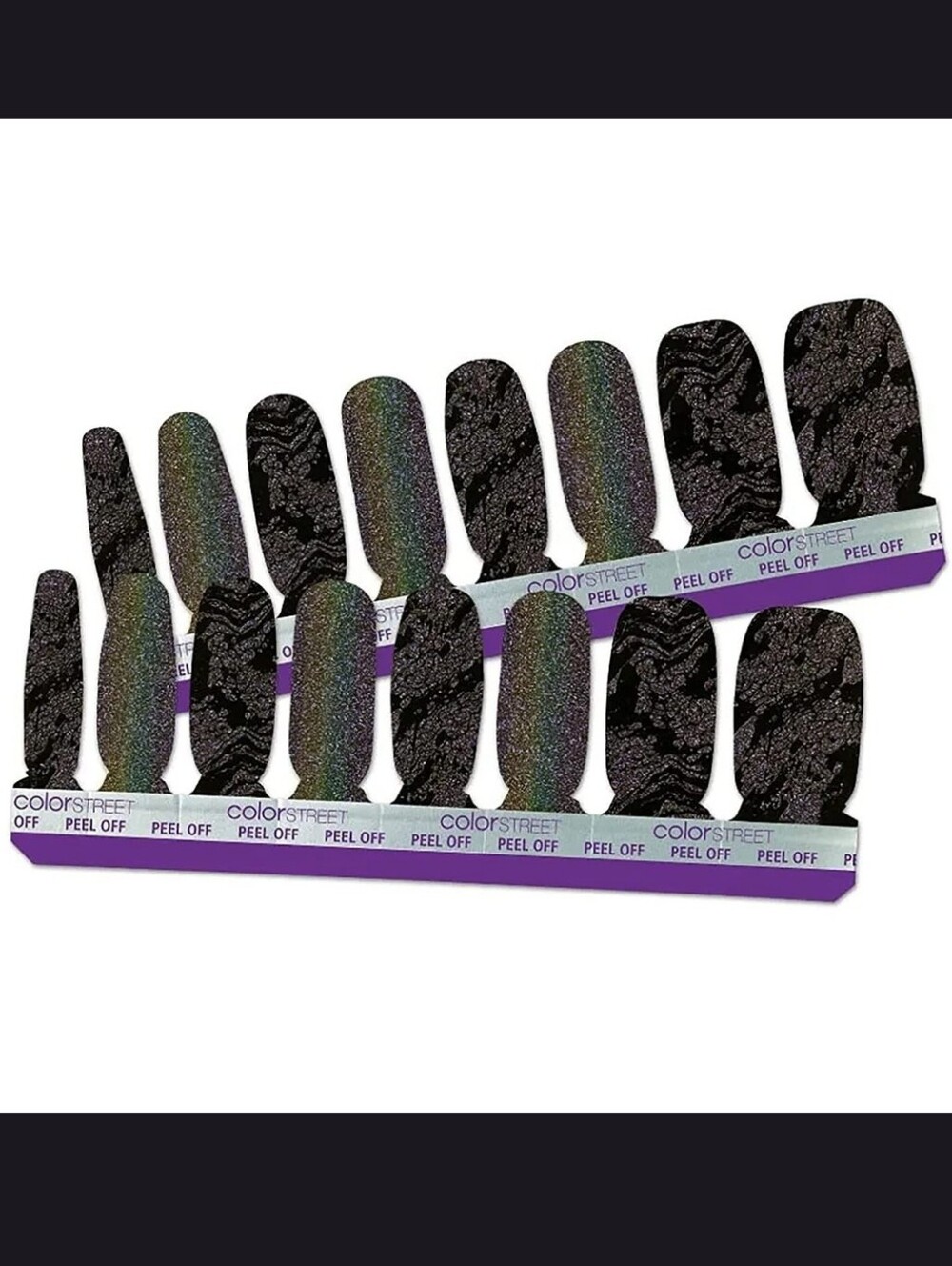 Color Street | Magic Potion Glitter Nail Strips plus Green & Red Sparkle Strips
